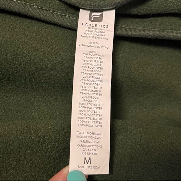 Fabletics Moscow Coat Womens SZ Medium Soft Cozy Terry Fleece Gray Midi Coatigan - Picture 11 of 14